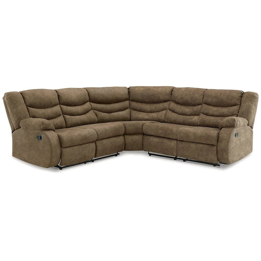 Metal Signature Design by Partymate 2-Piece Reclining Sectional - 99W x 99D x 40H - image 2