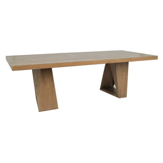 Solid Wood Classic Home Arleth 94 Reclaimed Oak Transitional Dining Table in Natural - image 2