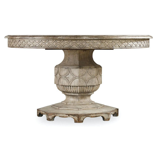 Solid Wood Furniture Chatelet 54 Round Vintage Farmhouse Dining - image 2