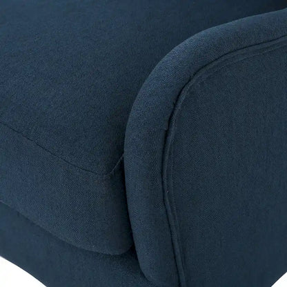 Navy Blue 27 High Back Accent Chair with Wing Back