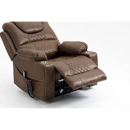 Lounge Chair Lift Chair Relax Sofa Chair Sitting Room Power Supply Elderly Electric Lounge Chair (180 Degree Lying Flat)