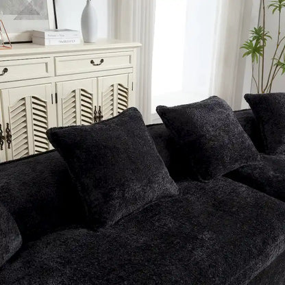 Living Room Oversized Boucle Sofa 3 Seater