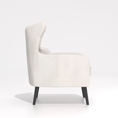 Velvet Accent Chair Comfy Oversized Reading For Living Room(Set of 2)