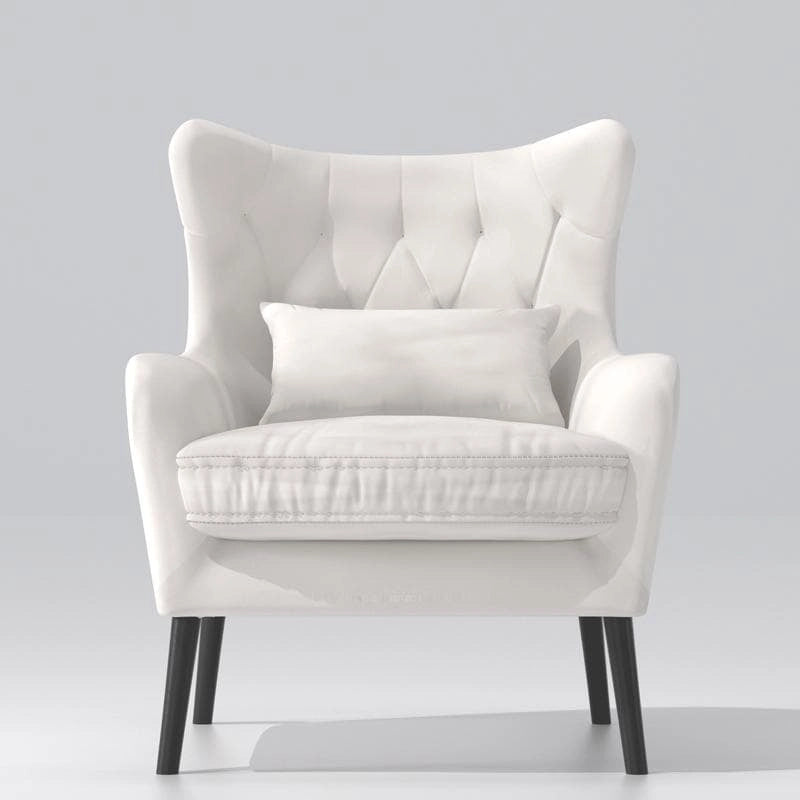 Velvet Accent Chair Comfy Oversized Reading For Living Room(Set of 2)