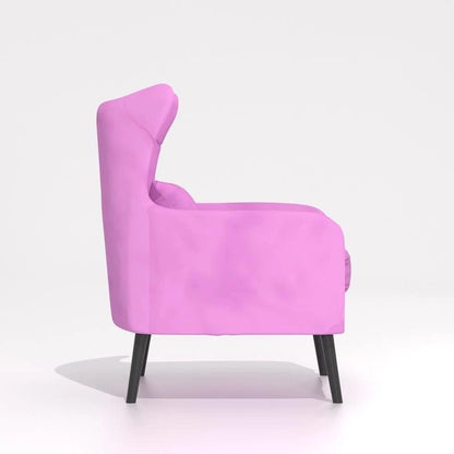 Velvet Accent Chair Comfy Oversized Reading For Living Room(Set of 2)