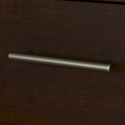 Bush Furniture Somerset 72W L Shaped Desk with Storage Hutch