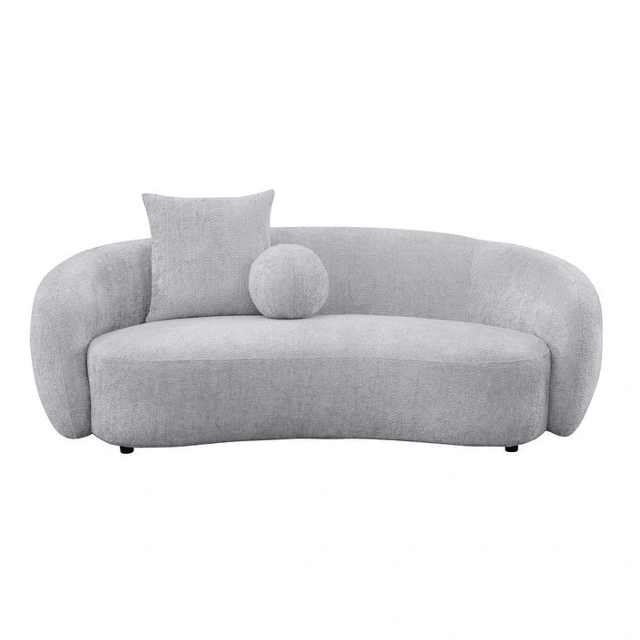 Best Quality 2pc Teddy Fabric Sofa & Loveseat