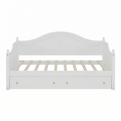 Twin Size Wood Daybed with Drawers