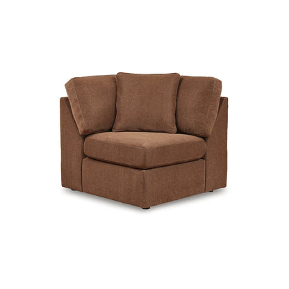 Signature Design by Ashley Modmax Orange 6-Piece Sectional with Audio Console - 139W x 86D x 36H