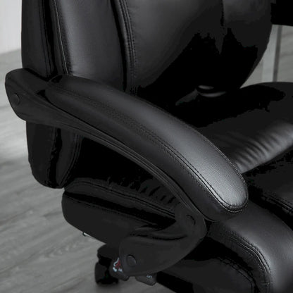 Executive High Back Office Chair Executive Computer Desk Chair with Adjustable Height and Retractable Footrest