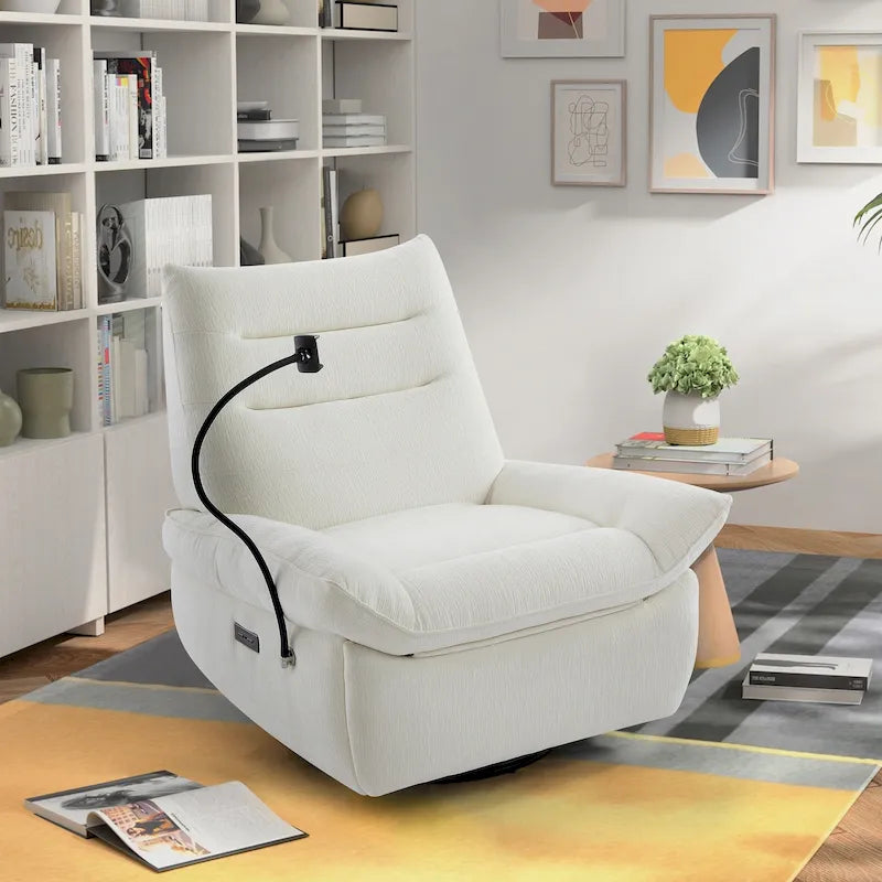 Upholstered Power Recliner Lounge Chair for Living Bedroom