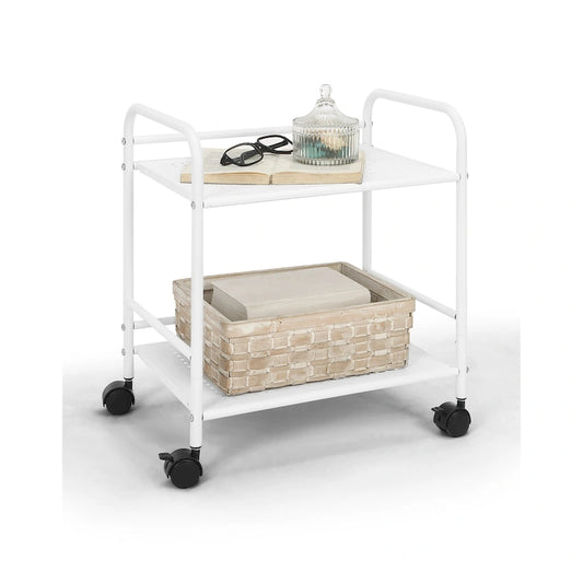 2-Tier Rolling Utility Cart