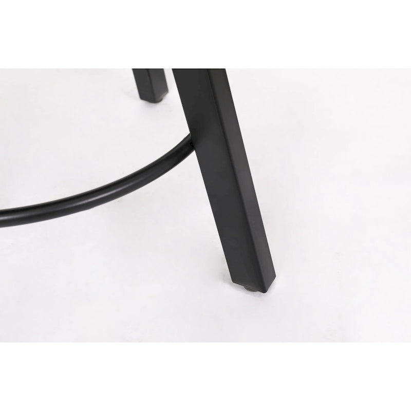 Vintage Set of 2 Swivel Bar Stools with Button-Tufted Backrest, Nailhead Trim, Metal Legs for Kitchen Island Dining Room Bar