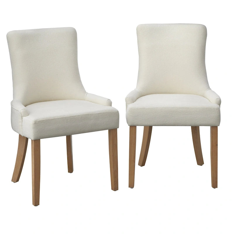 Simple Living Anneli Upholstered Dining Chairs (Set of 2)