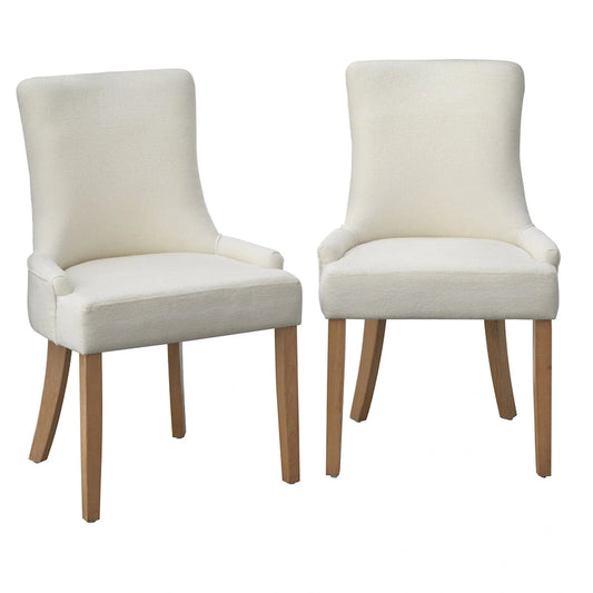 Simple Living Anneli Upholstered Dining Chairs (Set of 2)