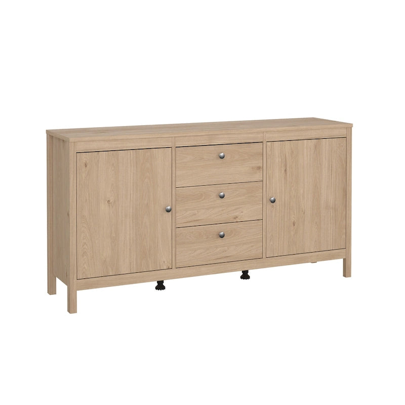 Porch & Den Madrid 2-Door Sideboard with 3-Drawers