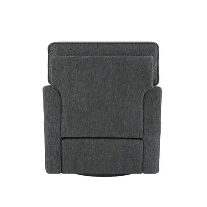 Accent Barrel Chair with Side Pockets360 Swivel Office Chair Chenille Armchair for Office