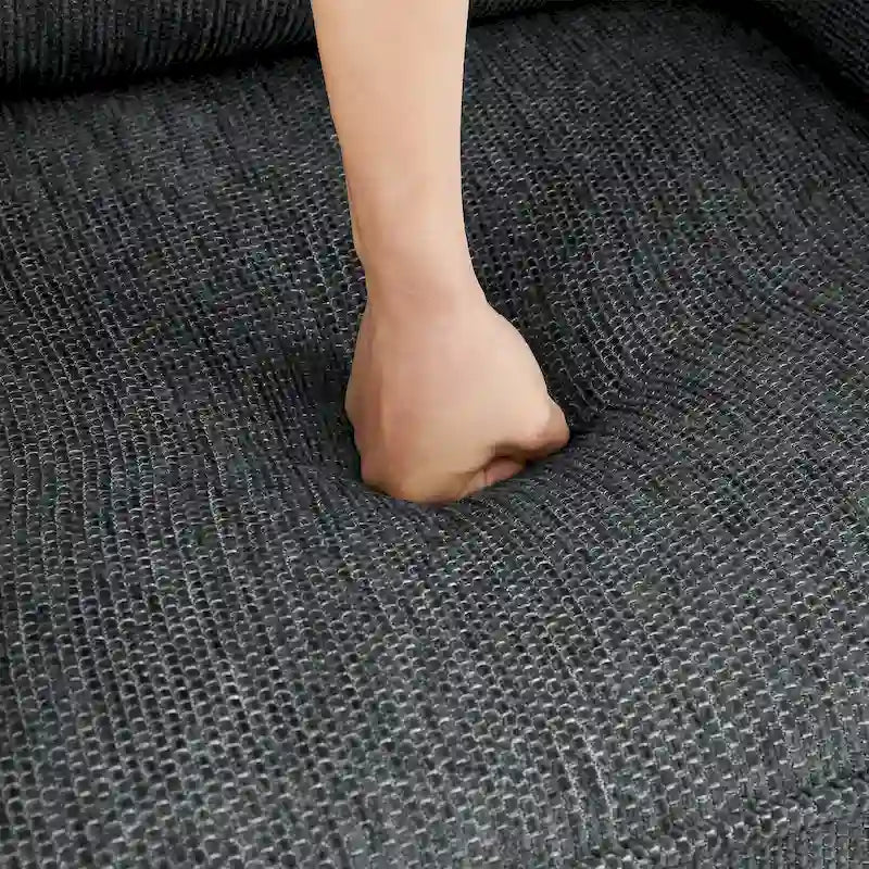 Accent Barrel Chair with Side Pockets360 Swivel Office Chair Chenille Armchair for Office