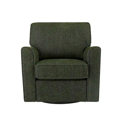 Accent Barrel Chair with Side Pockets360 Swivel Office Chair Chenille Armchair for Office