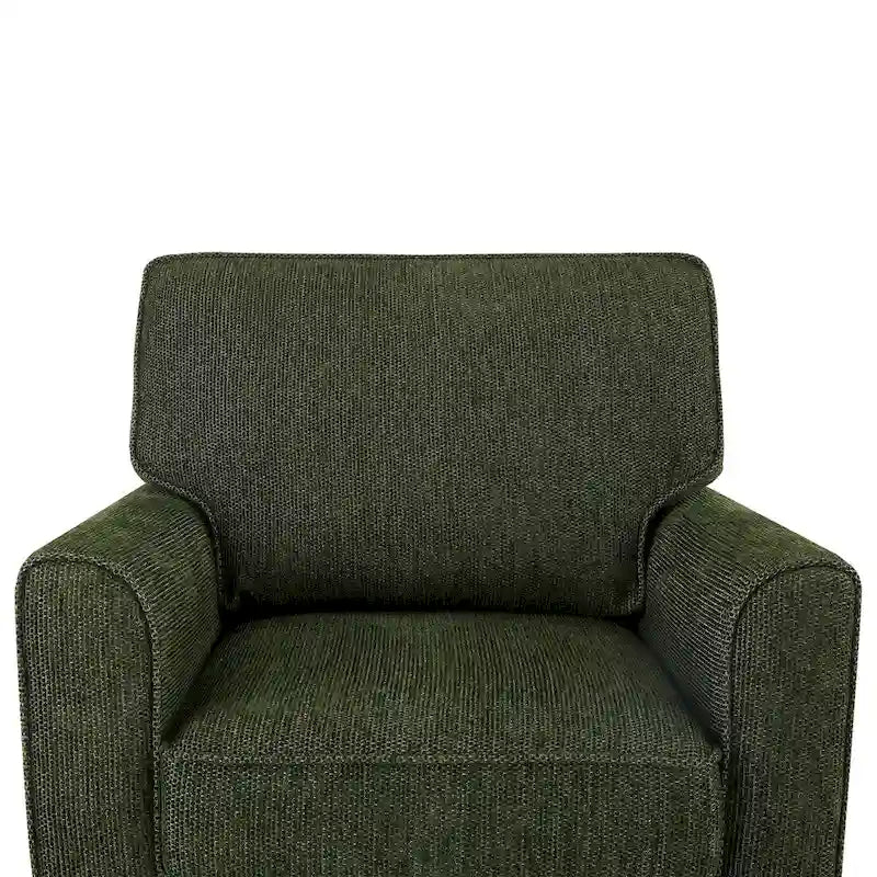 Accent Barrel Chair with Side Pockets360 Swivel Office Chair Chenille Armchair for Office