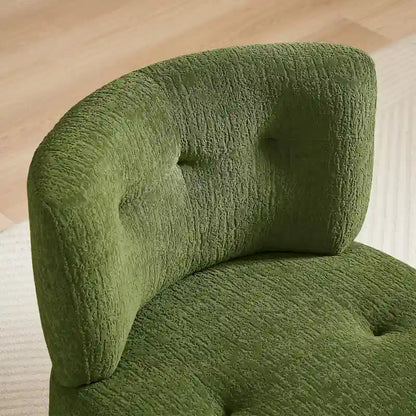 Art Leon Flannel Upholstered Swivel Accent Chair