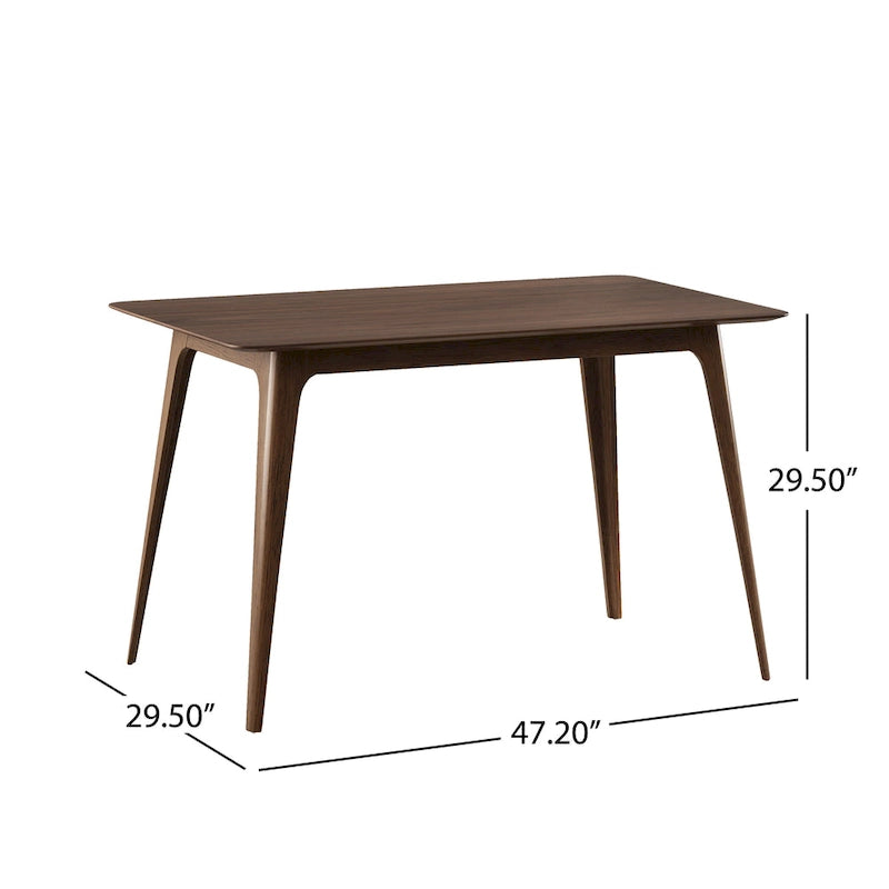 Dining Room Set of 5, Kitchen Set with Wood Frame Dining Table and 4 Upholstered Chairs for Dining Room Restaurant