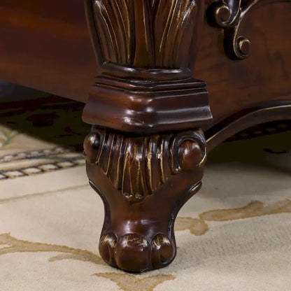 Furniture of America Eugene Traditional Solid Wood 3-Piece Panel Bedroom Set