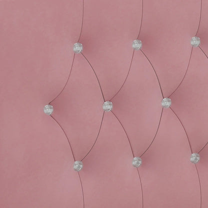 Queen Size Velvet Platform Bed with Tufted Headboard, Underbed Storage & Removable Velcro Fabric Cover