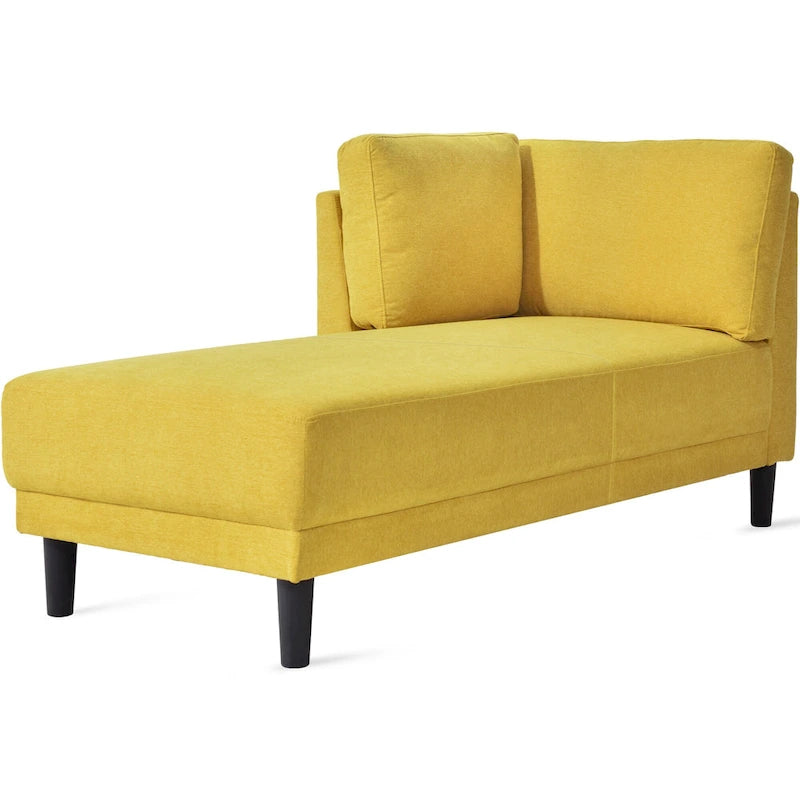 65 Linen Corner Chaise Lounge