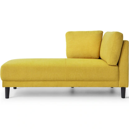 65 Linen Corner Chaise Lounge