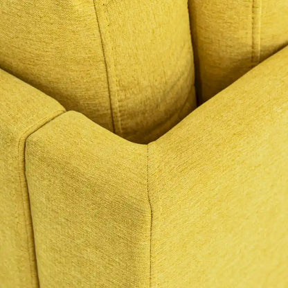 65 Linen Corner Chaise Lounge