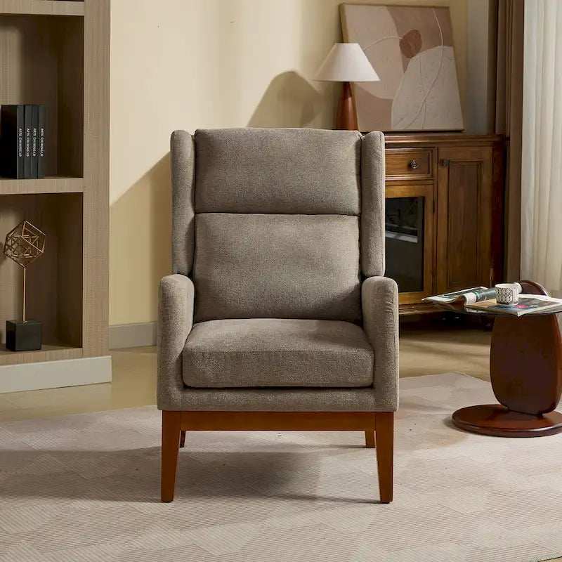 26.18 High Back Upholstered Arm Chair