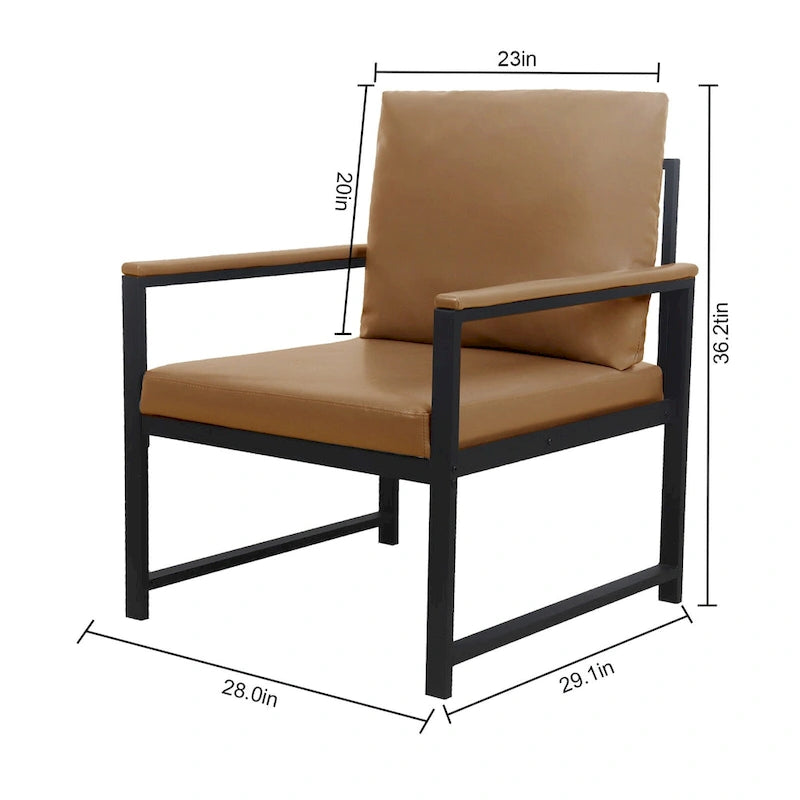 Camel 29.13 Arm Chair with Non-slip Feet