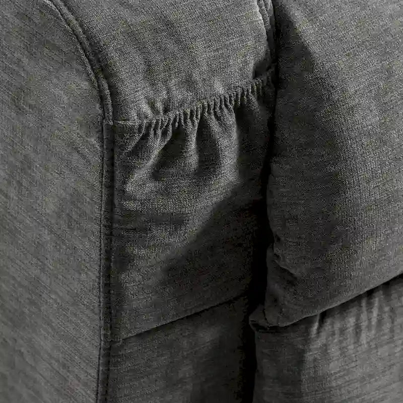 Blue Power Lift Recliner with Heat, Massage, USB Charging, Side Storage, and Remote Control