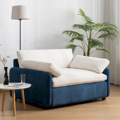 50 Oversized Chenille Upholstered Single Sofa Chair