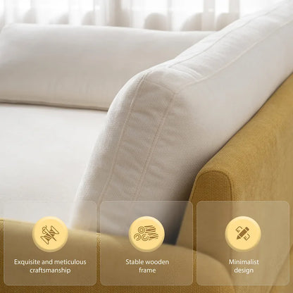 50 Oversized Chenille Upholstered Single Sofa Chair