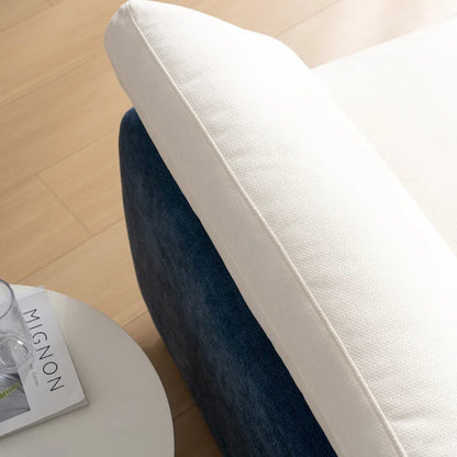 50 Oversized Chenille Upholstered Single Sofa Chair