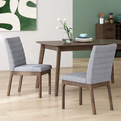 Lancer Channel Stitch Dining Chairs (Set of 2) by Christopher Knight Home