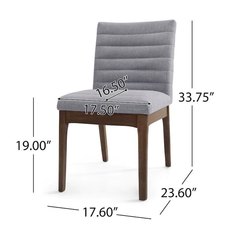 Lancer Channel Stitch Dining Chairs (Set of 2) by Christopher Knight Home