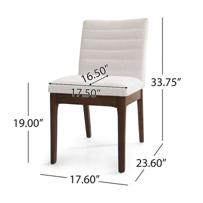 Lancer Channel Stitch Dining Chairs (Set of 2) by Christopher Knight Home