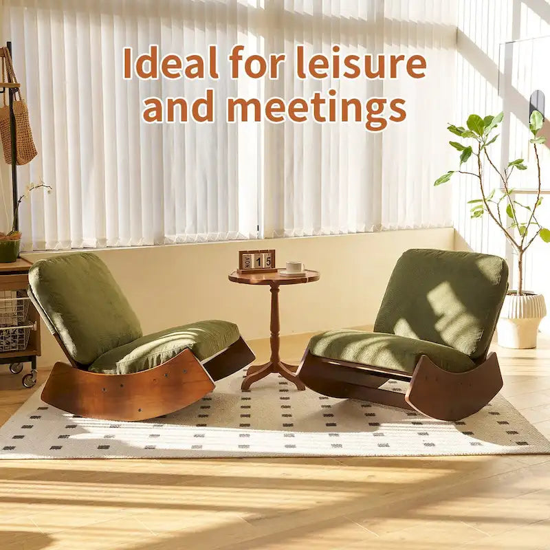 Comfortable Glider Rocking Chair - 24.20 x 35.40 x 28.30