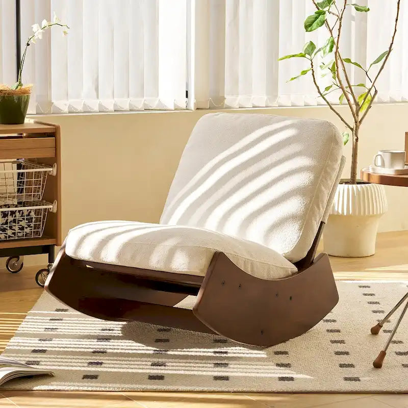Comfortable Glider Rocking Chair - 24.20 x 35.40 x 28.30