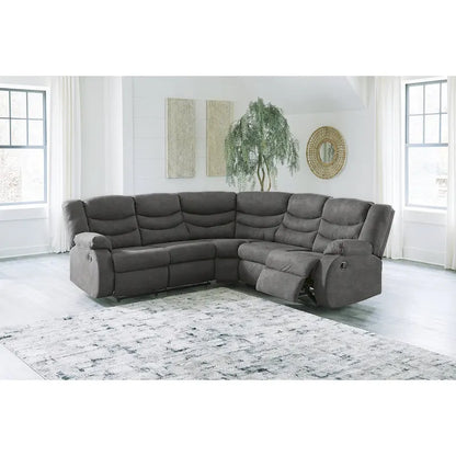 Signature Design by Ashley Partymate 2-Piece Reclining Sectional - 99W x 99D x 40H