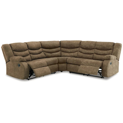 Signature Design by Ashley Partymate 2-Piece Reclining Sectional - 99W x 99D x 40H