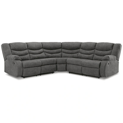Signature Design by Ashley Partymate 2-Piece Reclining Sectional - 99W x 99D x 40H