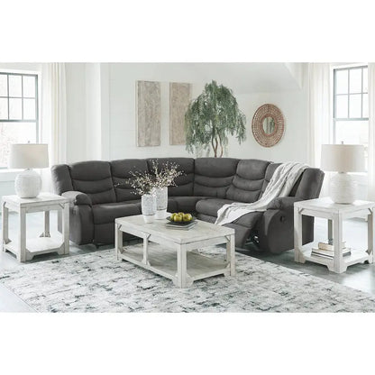 Signature Design by Ashley Partymate 2-Piece Reclining Sectional - 99W x 99D x 40H
