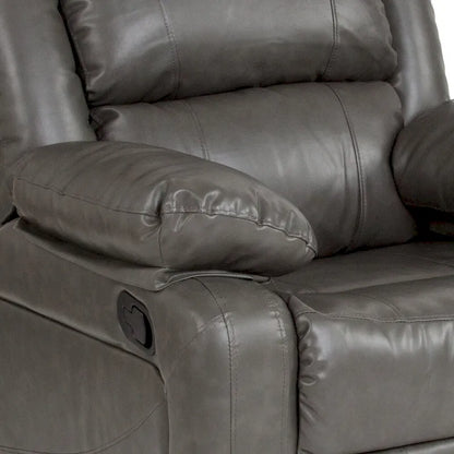 Microfiber Pillow Back Recliner