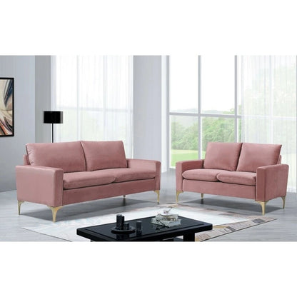 Buchholz 2 Piece Velvet Living Room Set