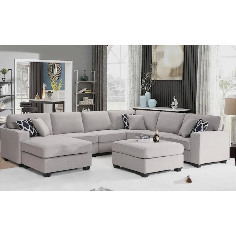 Flexible Combination Module Reversible Sectional Sofa