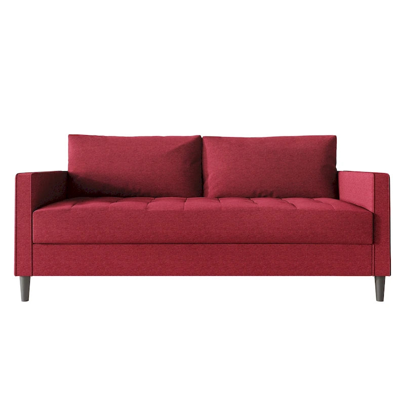 CraftPorch Contemporary Minimalist Linen Upholstered Sofa